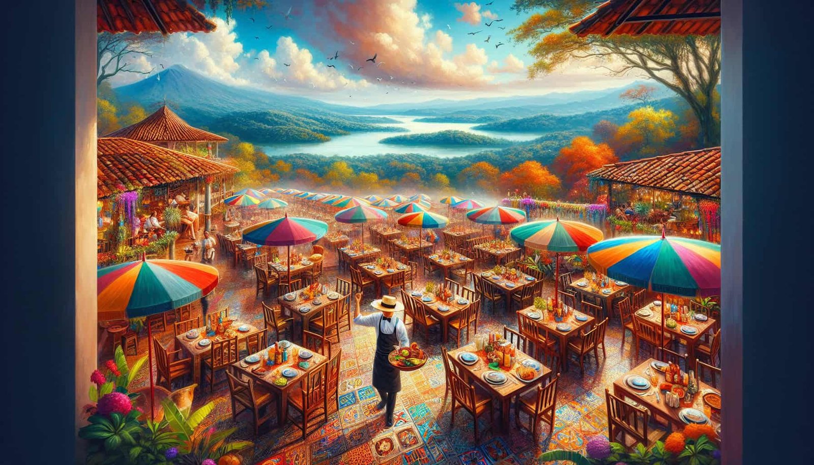 Where Can I Find Nicaraguan Restaurants With Outdoor Seating And Scenic Views?